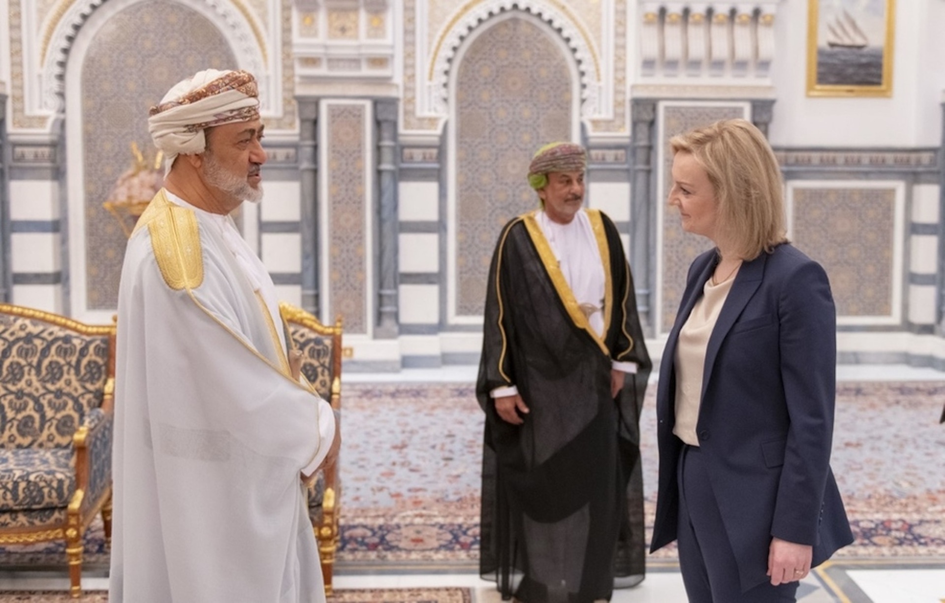 HM Sultan Haitham meets UK State Secretary